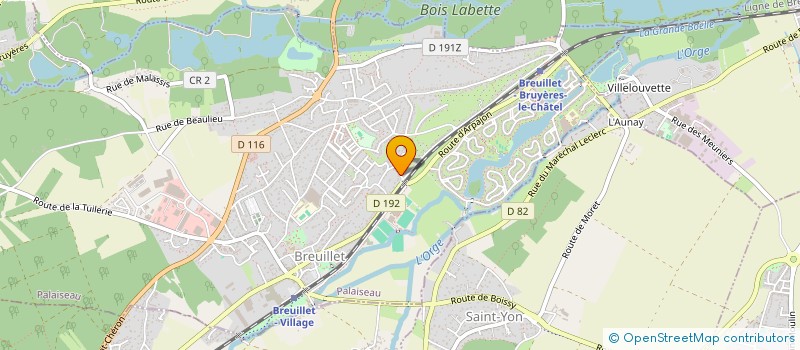 localisation de l'entreprise CREONS ENSEMBLE  BREUILLET