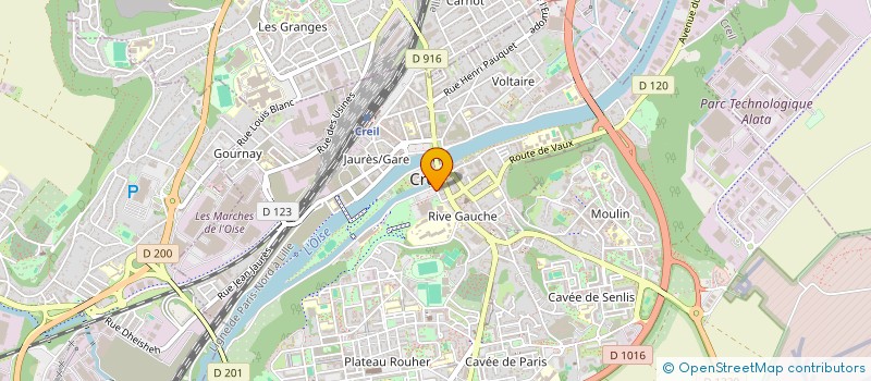 localisation de l'entreprise CREONS LA COOP !  CREIL