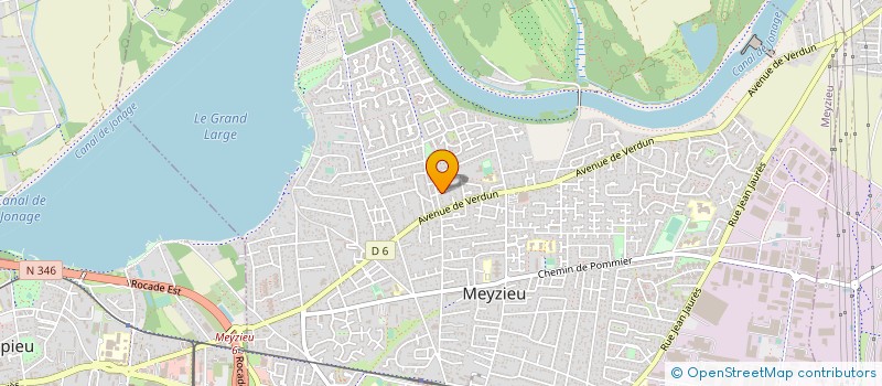 localisation de l'entreprise CREONSDUSENS  MEYZIEU