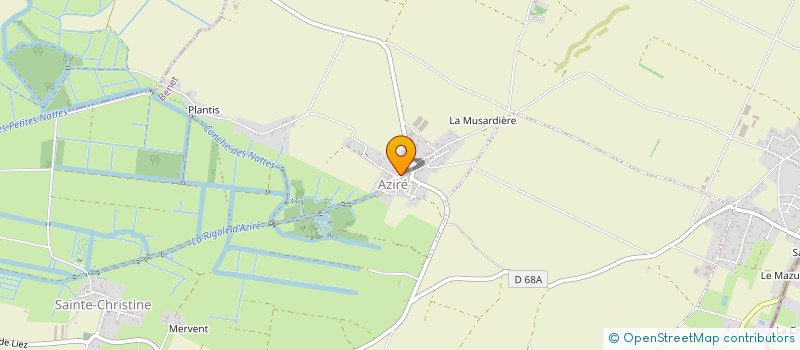 localisation de l'entreprise CREOSOL  BENET