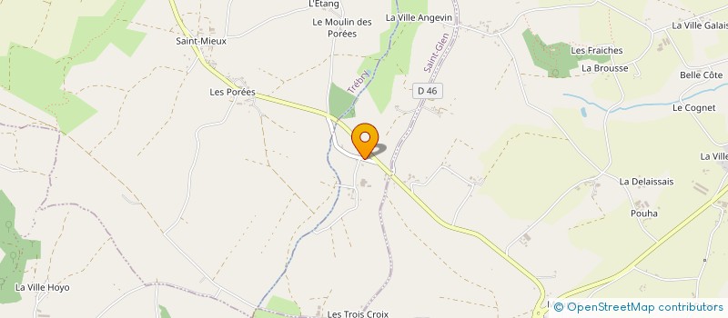 localisation de l'entreprise CREOSOL  TREDANIEL