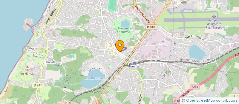 localisation de l'entreprise CREP'AVENUE à BIARRITZ