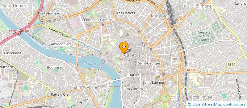 localisation de l'entreprise CREP'CITY  TOULOUSE