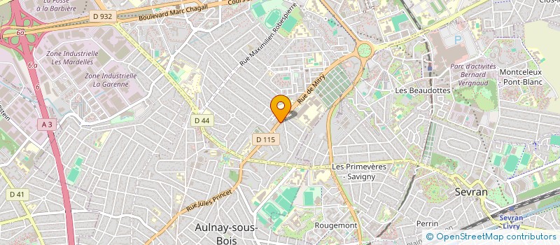 localisation de l'entreprise CREP&CO à AULNAY-SOUS-BOIS