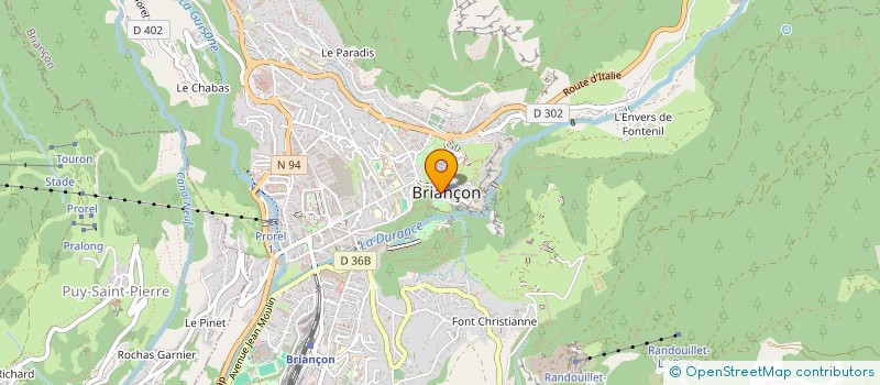 localisation de l'entreprise CREP'EAT 05 à BRIANCON