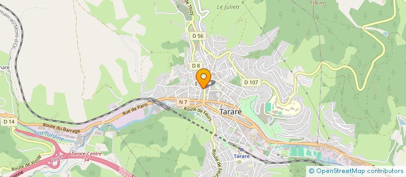 localisation de l'entreprise CREP FOOD à TARARE