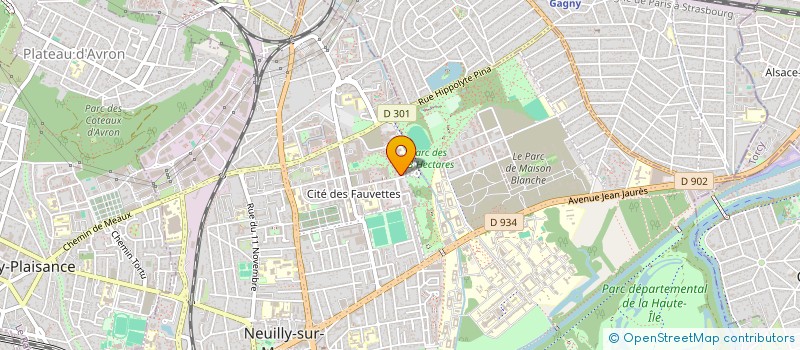 localisation de l'entreprise CREP'OUT à NEUILLY-SUR-MARNE