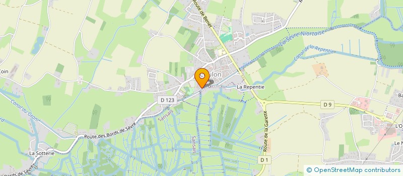 localisation de l'entreprise CREP'RITOURNELLE  COULON