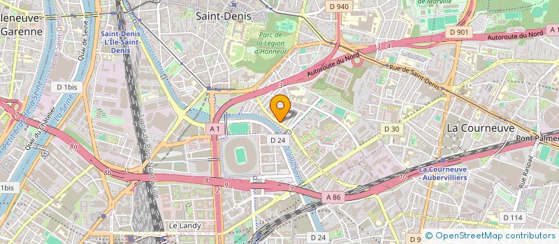 localisation de l'entreprise CREP'S à SAINT-DENIS