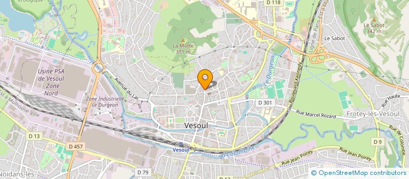 localisation de l'entreprise CREP'URSUL 2  VESOUL