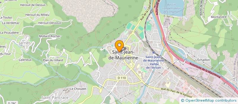 localisation de l'entreprise CREP'USCULE à SAINT-JEAN-DE-MAURIENNE