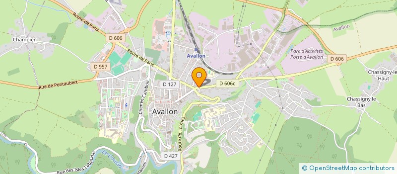 localisation de l'entreprise CREP80 à AVALLON