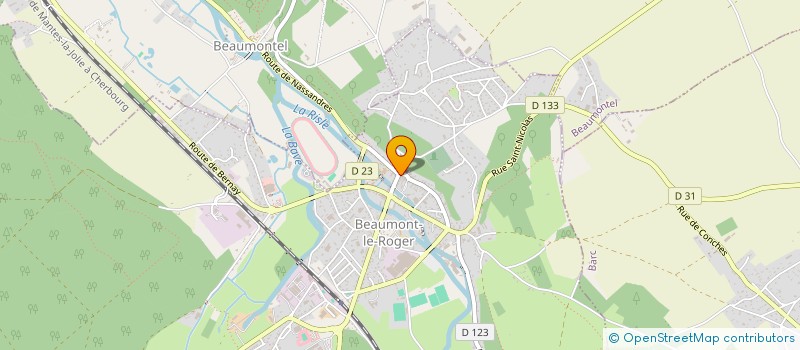 localisation de l'entreprise CREPARTY  BEAUMONT-LE-ROGER