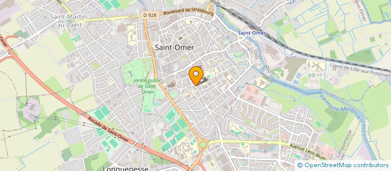 localisation de l'entreprise CREPE AVENUE  SAINT-OMER