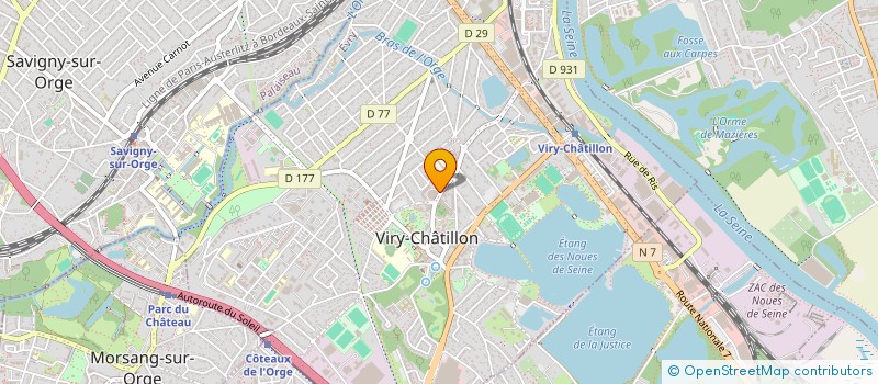 localisation de l'entreprise CREPE DE OUFF à VIRY CHATILLON