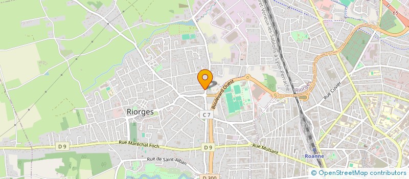 localisation de l'entreprise CREPEL HOLDING à RIORGES