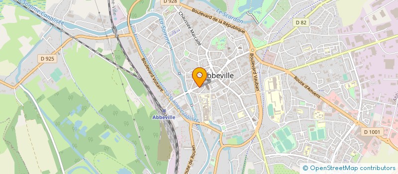 localisation de l'entreprise CREPELLE ET COMPAGNIE à ABBEVILLE