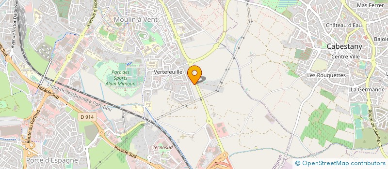 localisation de l'entreprise CREPERIE BALANDE  PERPIGNAN