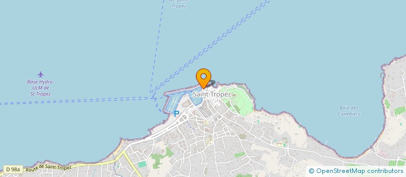 localisation de l'entreprise CREPERIE BRETONNE à SAINT-TROPEZ