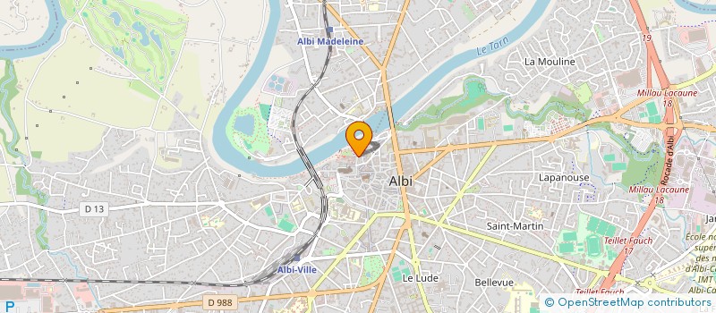 localisation de l'entreprise CREPERIE CHEZ VERO à ALBI