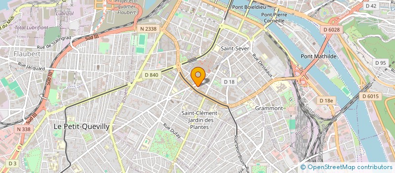 localisation de l'entreprise CREPERIE DE L EUROPE à ROUEN