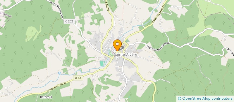 localisation de l'entreprise CREPERIE DE LA TOUR  VAL DE LOUYRE ET CAUDEAU