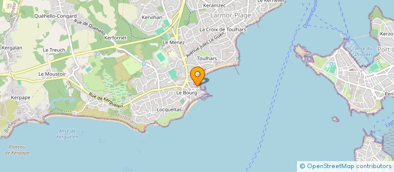 localisation de l'entreprise CREPERIE DE TOULHARS à LARMOR-PLAGE