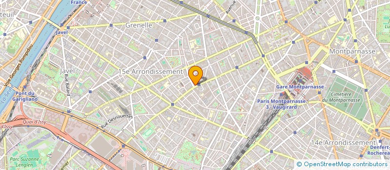 localisation de l'entreprise CREPERIE DE VAUGIRARD  PARIS