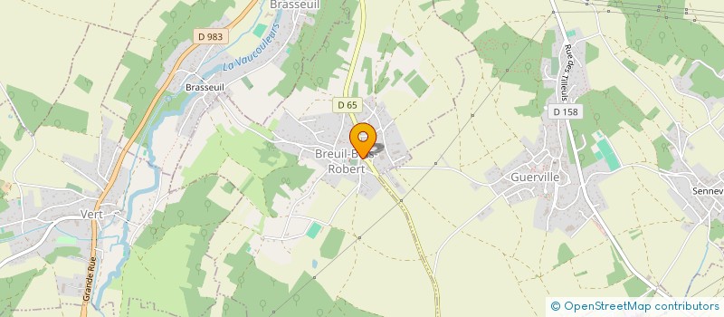 localisation de l'entreprise CREPERIE DU BREUIL  BREUIL-BOIS-ROBERT