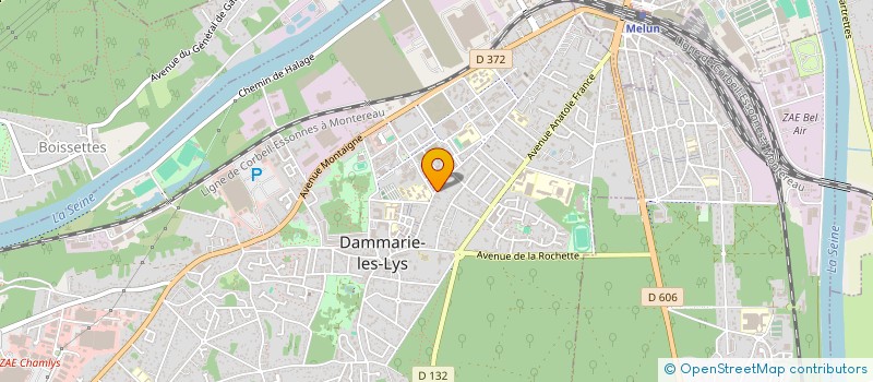 localisation de l'entreprise CREPERIE DU LYS à DAMMARIE-LES-LYS