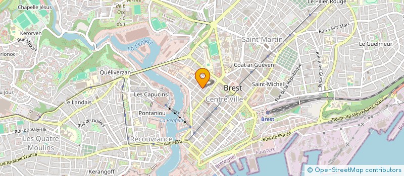 localisation de l'entreprise CREPERIE DU ROI GRADLON à BREST