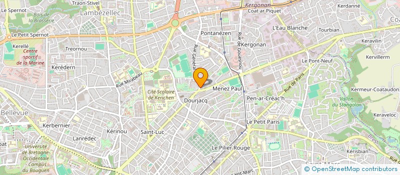 localisation de l'entreprise CREPERIE DU STEIR à BREST
