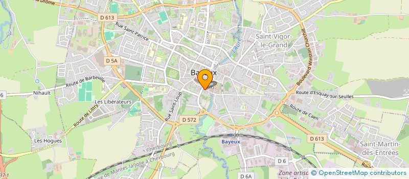 localisation de l'entreprise CREPERIE EUGENIE  BAYEUX