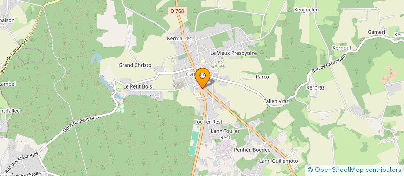 localisation de l'entreprise CREPERIE LA BOLEE D'CIDRE  CAMORS