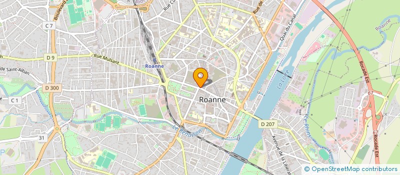 localisation de l'entreprise CREPERIE LA PERLE FINE à ROANNE