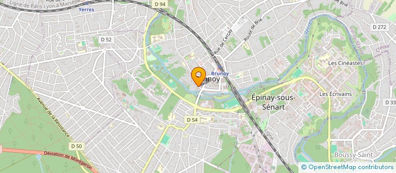 localisation de l'entreprise CREPERIE LA SAISONNIERE- SARL à BRUNOY
