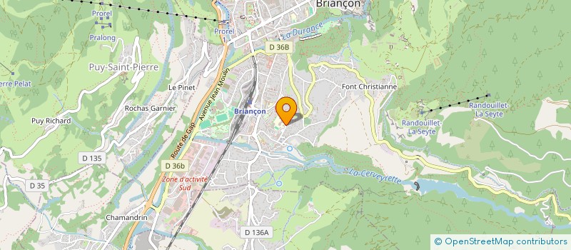 localisation de l'entreprise CREPERIE LA SPATULE à BRIANCON