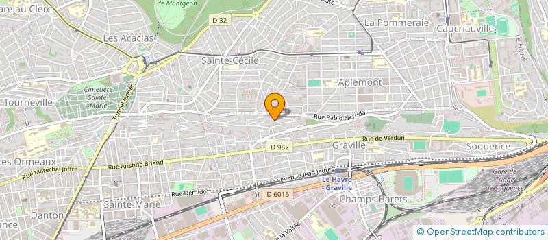 localisation de l'entreprise CREPERIE LES KORRIGANS à LE HAVRE