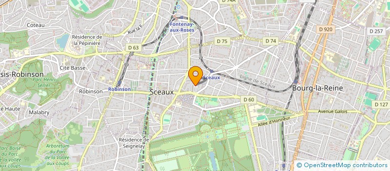 localisation de l'entreprise CREPERIE LES VOILES ROUGES à SCEAUX