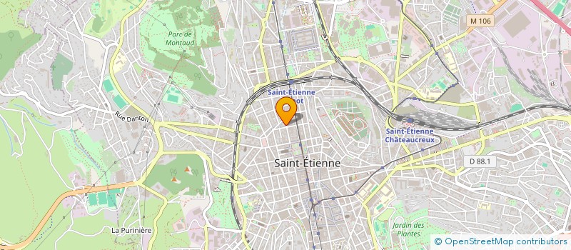 localisation de l'entreprise CREPERIE MARENGO  SAINT-ETIENNE