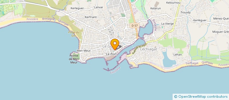 localisation de l'entreprise CREPERIE MELEN  GUILVINEC