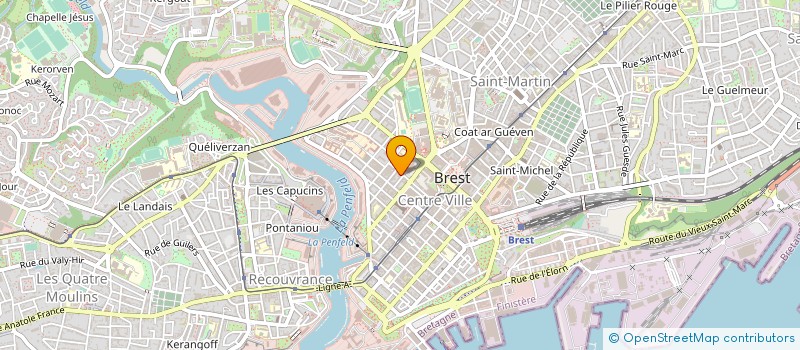 localisation de l'entreprise CREPERIE MODERNE à BREST