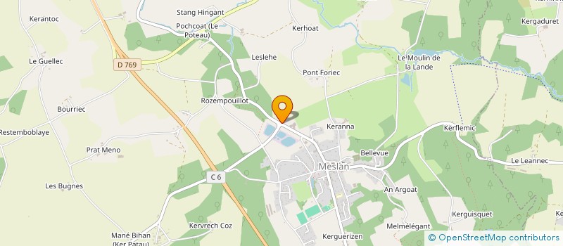 localisation de l'entreprise CREPERIE MORBIHANNAISE à MESLAN