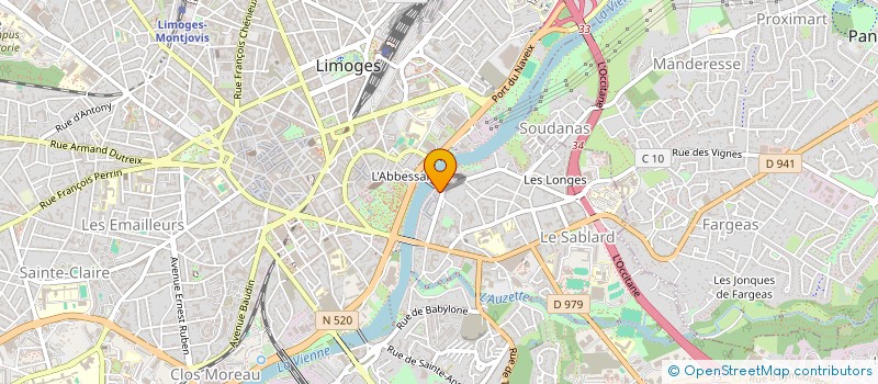 localisation de l'entreprise CREPERIE SAINT JACQUES à LIMOGES
