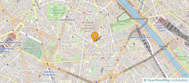 localisation de l'entreprise CREPERIE SAINT MEDARD  PARIS