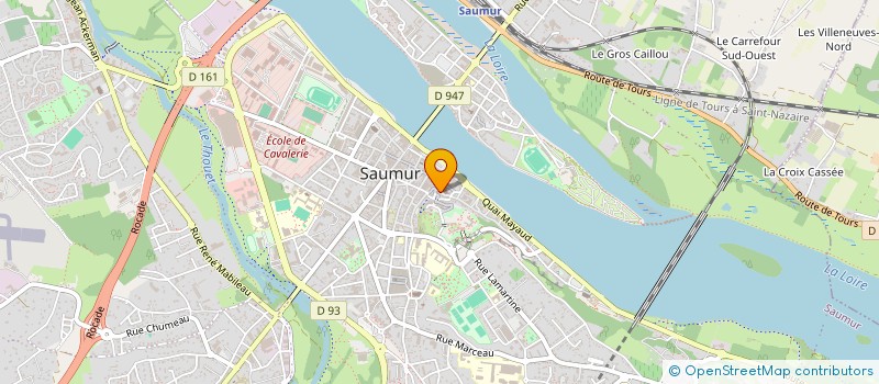 localisation de l'entreprise CREPERIE SAINT PIERRE  SAUMUR