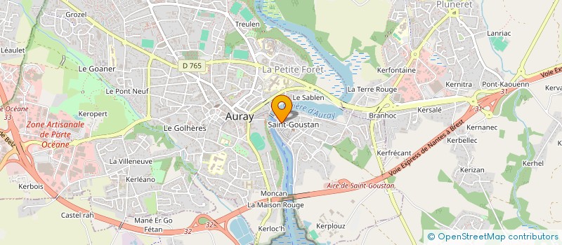 localisation de l'entreprise CREPERIE SAINT-SAUVEUR à AURAY