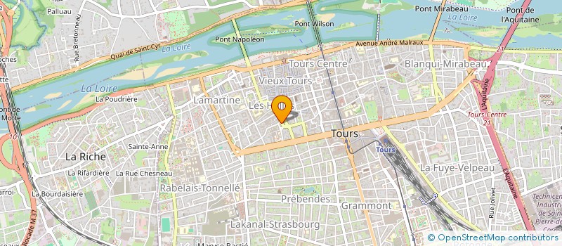 localisation de l'entreprise CREPERIE TOURS CENTRE  TOURS