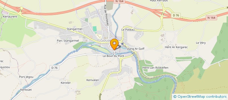 localisation de l'entreprise CREPERIE TY BIHAN  GOUAREC