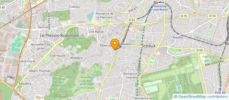 localisation de l'entreprise CREPERIE VALAISANNE à CHATENAY-MALABRY